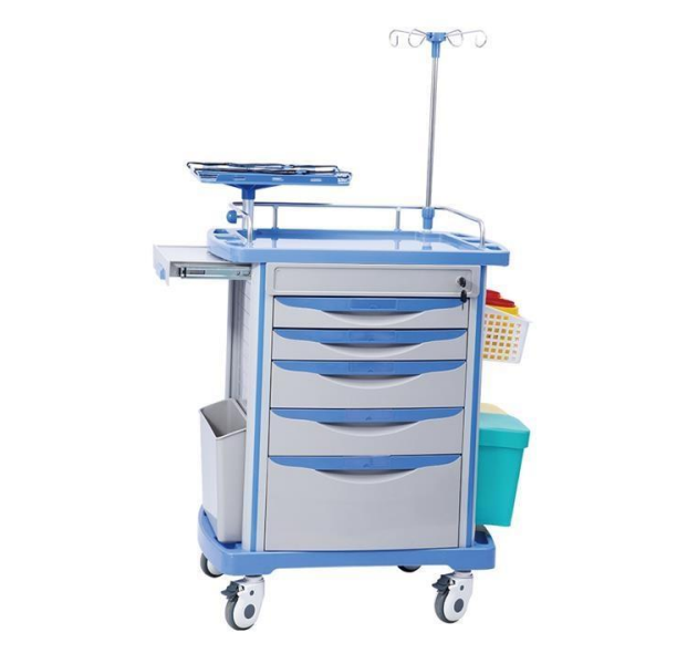 Emergency Cart With CPR Board