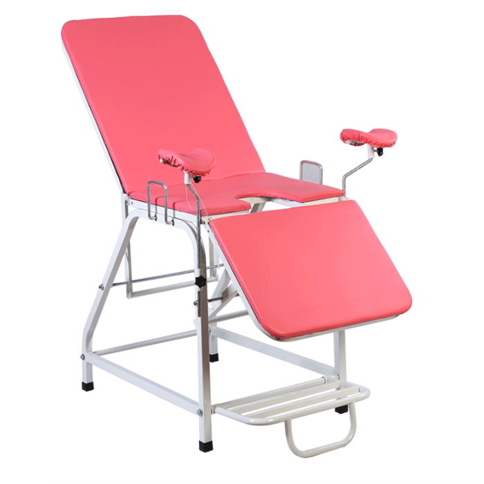 EU-GB205 Cheap Medical Manual Portable Gynecological Exam Table With Stirrups