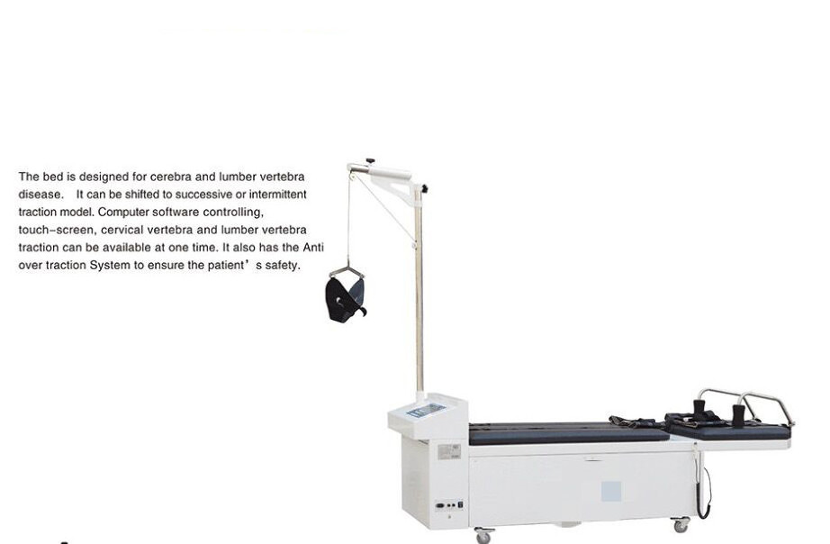 EU-TB318 Factory Electric Physical Therapy Bed /lumbar Traction Table