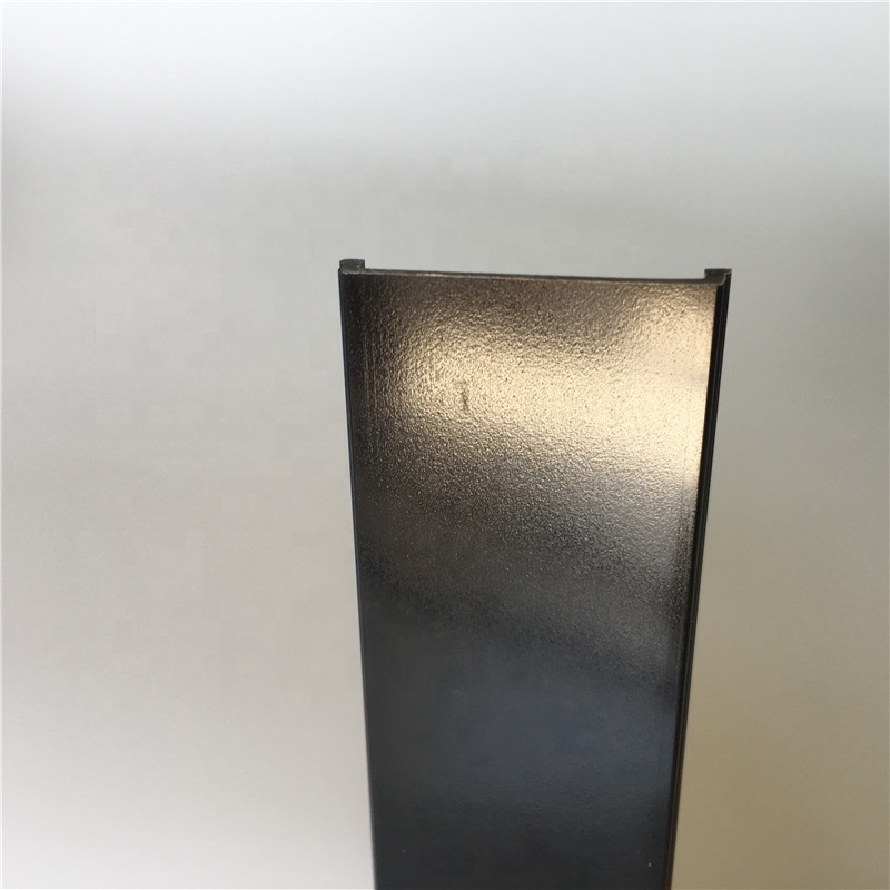 32mm black polycarbonate light diffuser cover for aluminum led profile