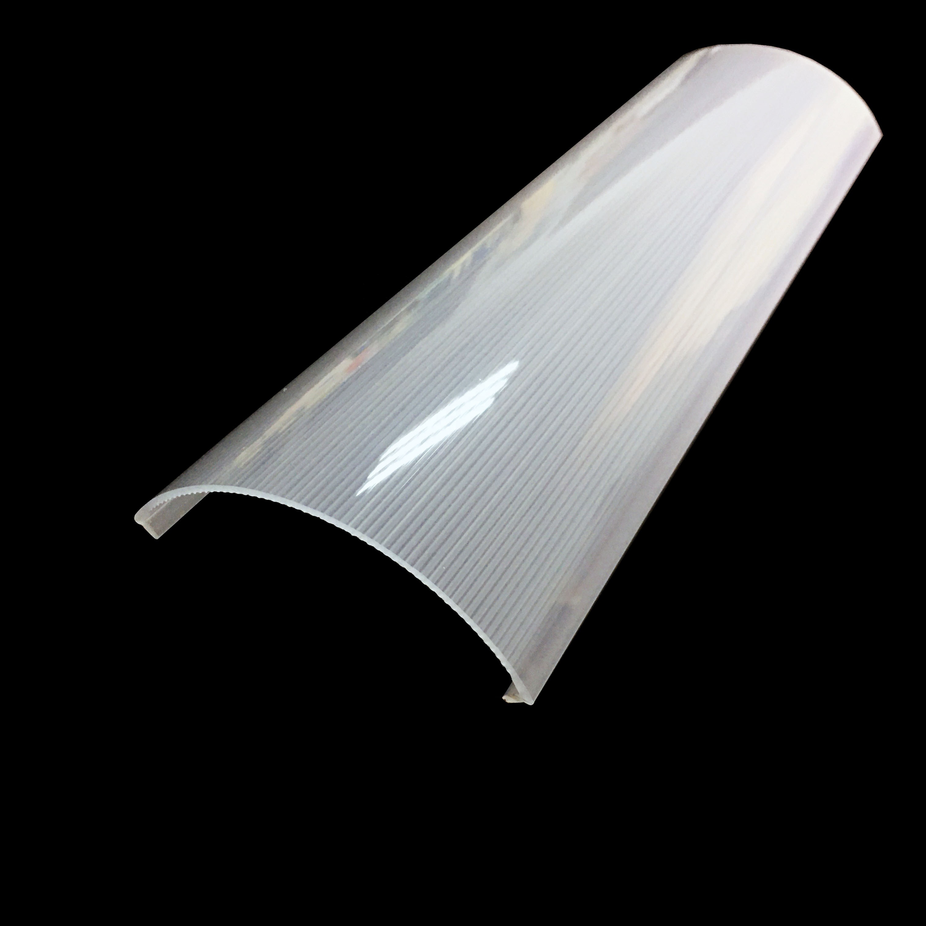 100mm milky pc extrusion led light diffuser for lamp linear strip C cover with diffusing polycarbonate plastic acrylic pmma