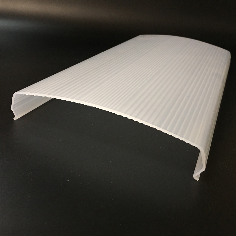 150mm wide custom acrylic lamp diffuser cover profile for linear led light pmma pc polycarbonate optical lighting shade