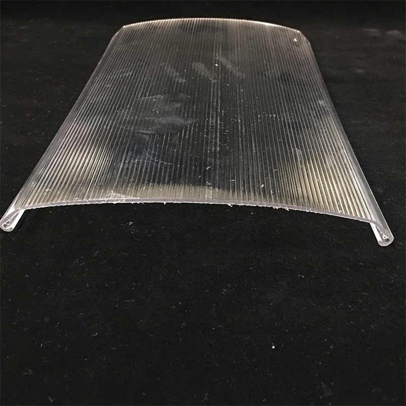 150 mm  clear polycarbonate plastic extrusion linear pc lamp cover