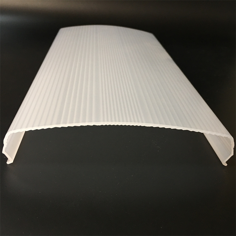 150mm wide custom acrylic lamp diffuser cover profile for linear led light pmma pc polycarbonate optical lighting shade