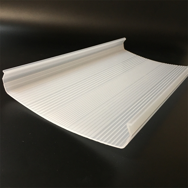 150mm wide custom acrylic lamp diffuser cover profile for linear led light pmma pc polycarbonate optical lighting shade