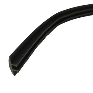 custom plastic rubber gasket seal extruded parts in flexible soft PVC TPE PP TPU channel