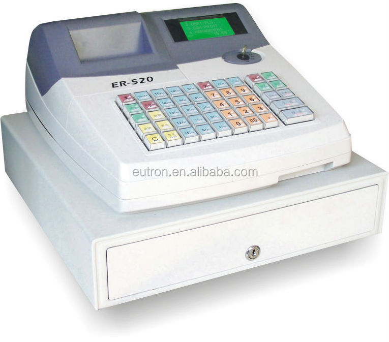 ECR Automatic cash register with metal lockable cash drawer for retail food service special store