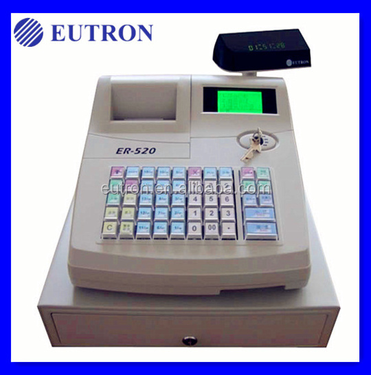 ECR Automatic cash register with metal lockable cash drawer for retail food service special store