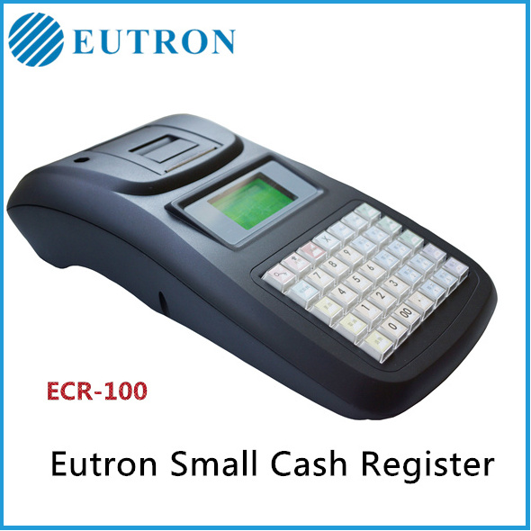 ECR handheld mini cash register with 58mm thermal printer can set shop logo with picture