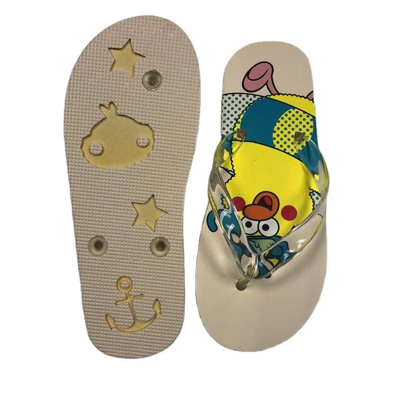 Professional Wholesale Custom Cheap Beach Slippers Rubber Flip Flop Die Cut Embossed Sand Imprint Flip Flop