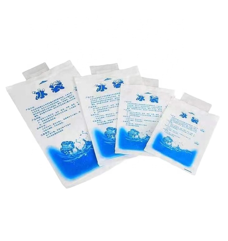 200ml/400ml/600ml Water ice pack dry Ice packs wholesale ice gel pack cooler box ice pack for food delivery