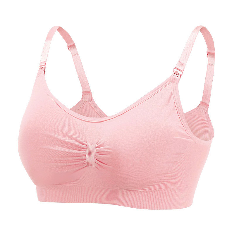 mommy breast feeding bra front opening cross wire free pregnancy supporting lifting women's underwear nursing sport bra