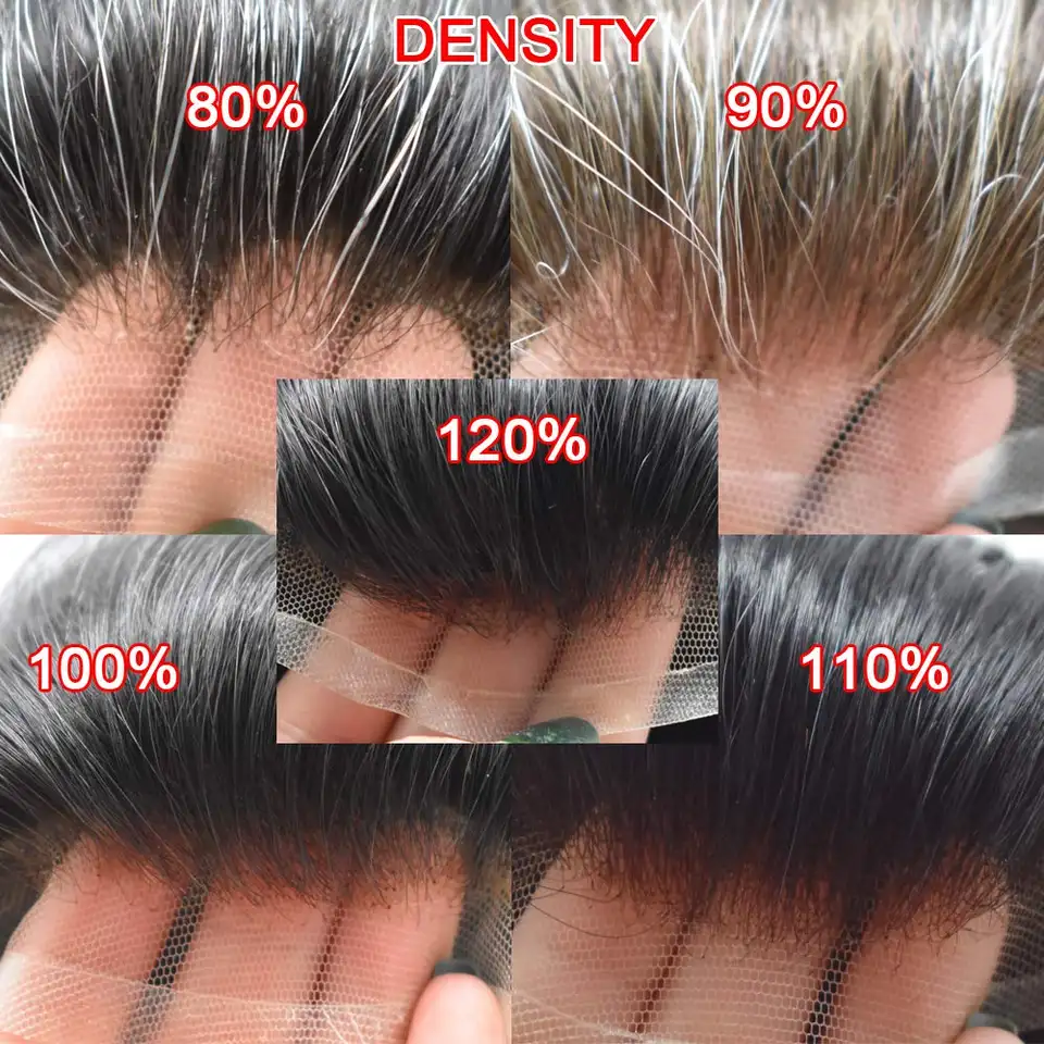 Wholesale Replacement System mens lace hairpiece 100% European Real Human Hair Men Hair System Mens Toupee Human Hair