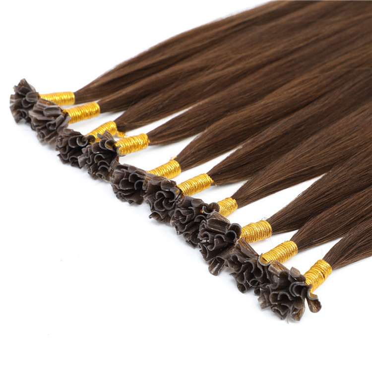 Top Quality U Tip Hair Extensions Human Hair Wholesale Italian Keratin Glue Double Drawn 100% Human Hair Extensions