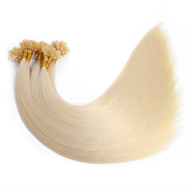 Top Quality U Tip Hair Extensions Human Hair Wholesale Italian Keratin Glue Double Drawn 100% Human Hair Extensions