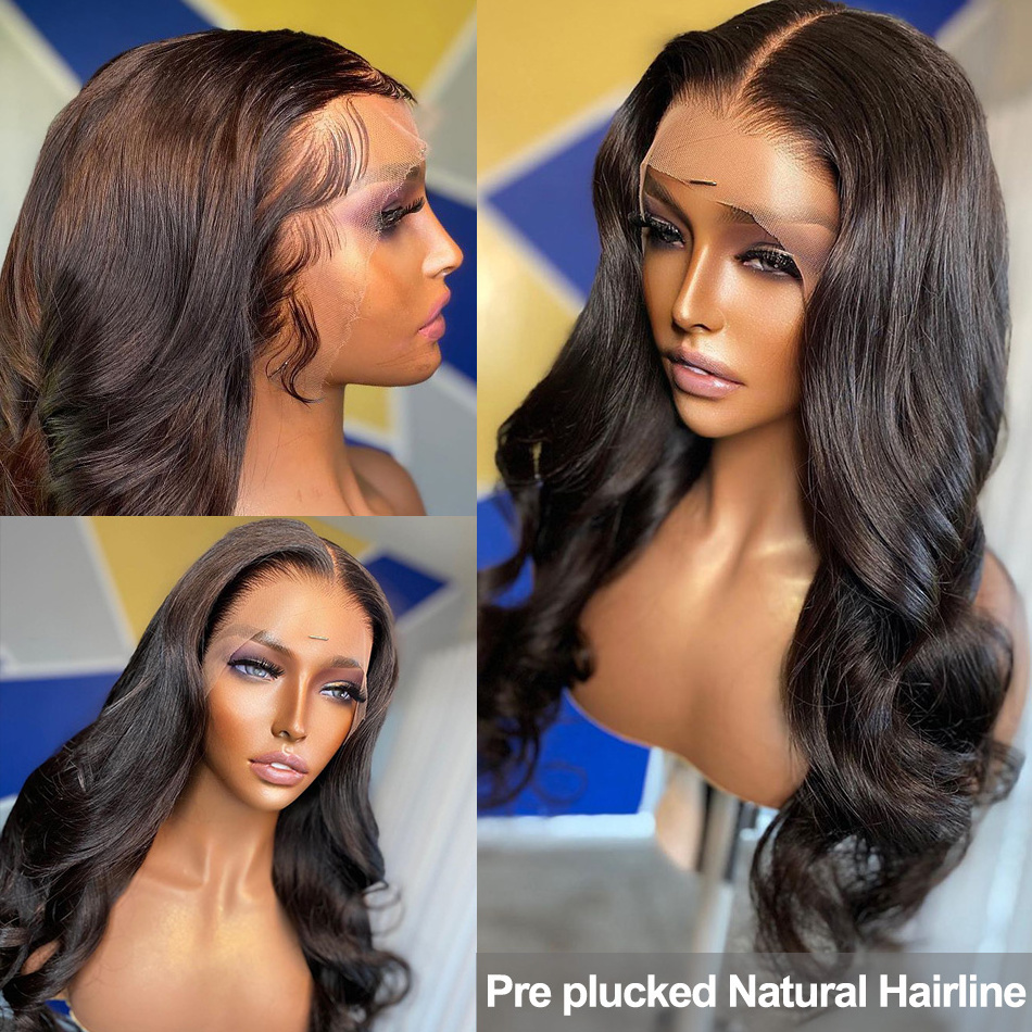 Cheap Wholesale Human Hair Lace Front Wigs Body Wave Full HD Lace Frontal Wigs for Black Women Glueless Lace Closure Wigs