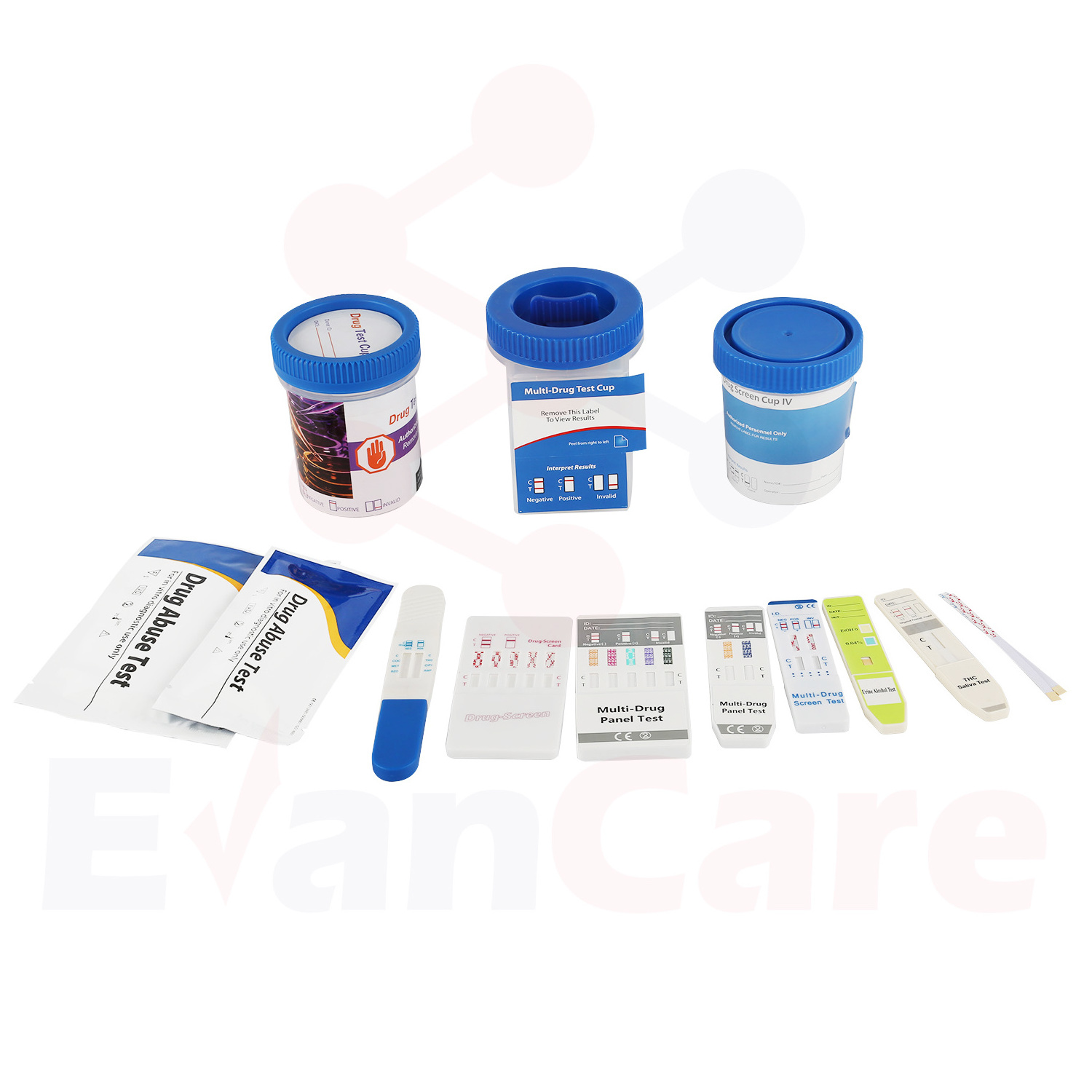 EVANCARE One Step Medical Diagnostic Rapid Test HIV/HCV/HBsAG/syphilis/Hpylori/Malaria/Dengue/Typhorid Rapid Test Kits