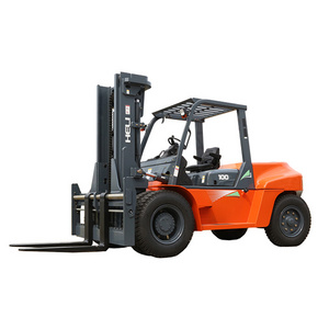 Heli 10 Ton Forklifts Truck CPCD100 Heavy Duty Diesel Forklift With Side Loader