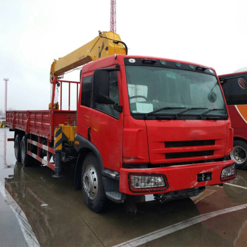 Famous tractor hydraulic crane 10 ton mobile crane telescopic boom SQ10SK3Q