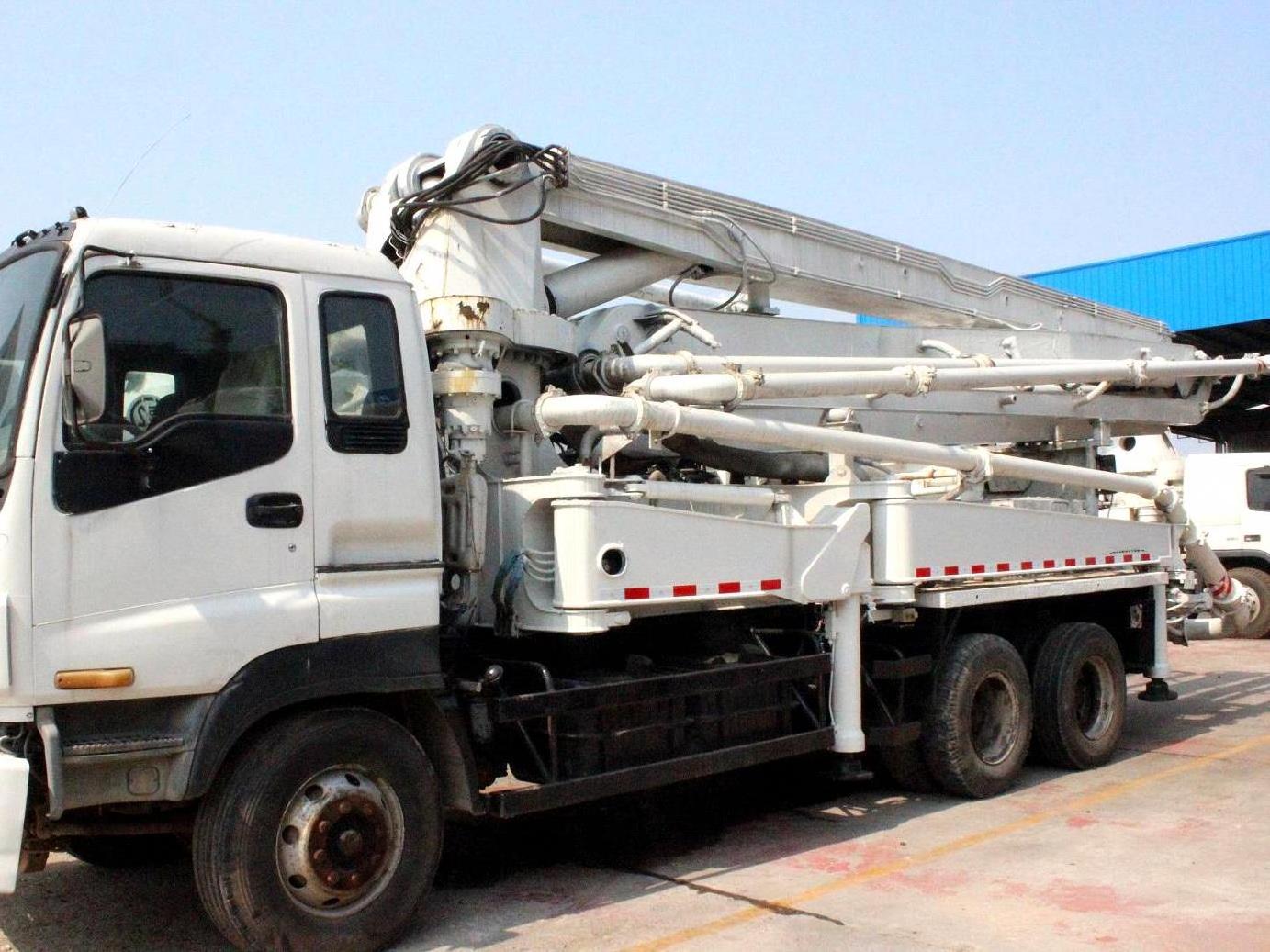 China Used Diesel Concrete Boom Pump Truck Price For Sale