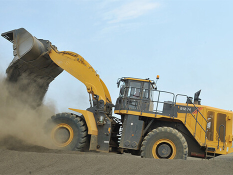 Chinese Heavy Duty 12 ton Wheel Loader CLG8128H with Snow Blower