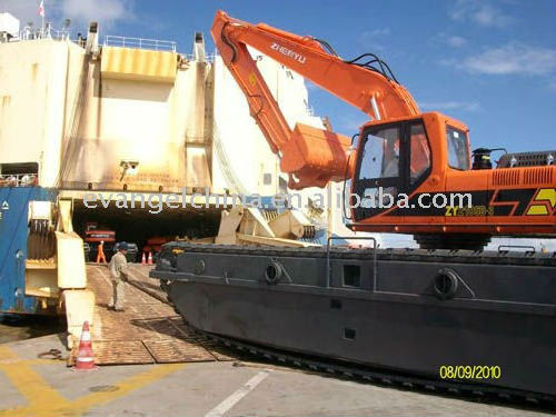 HEKING 26 ton amphibious excavator swamp excavator marsh buggy HK260SD