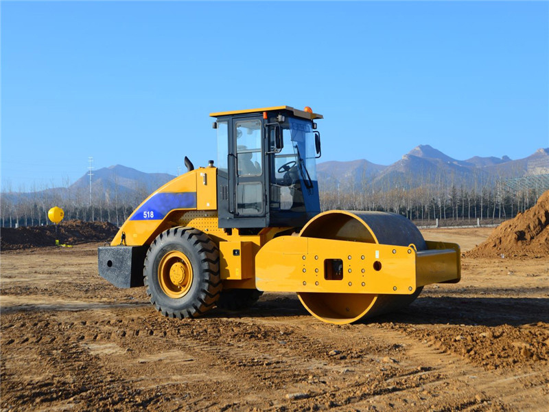 Chinese Vibrating Hydraulic SEM518 Vibrating Single Drum Road Roller 18Ton Soil Compact SEM Machinery