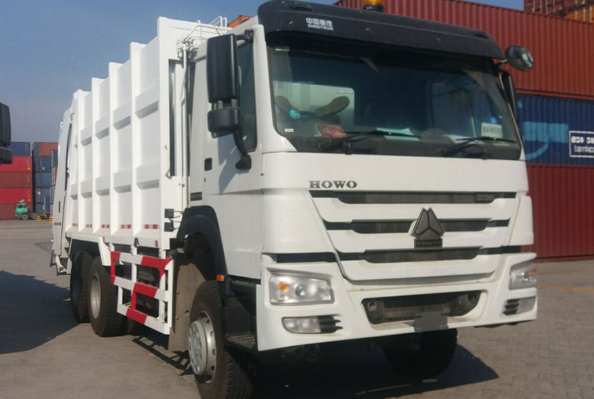 Made In China Sinotruk Howo Compression Garbage Truck  ZZ3257N3247W