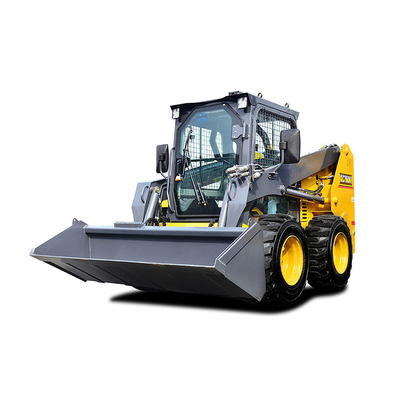 XCM G Pneumatic Tires Wheel Loader XC7-SR10 Mini Skid Steer Loader 1Ton Skid Steer Loader