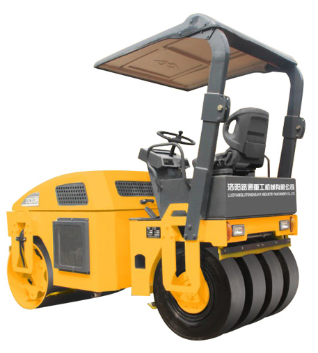 4000kg tyres combined small single drum vibratory roller LTC204P for sale