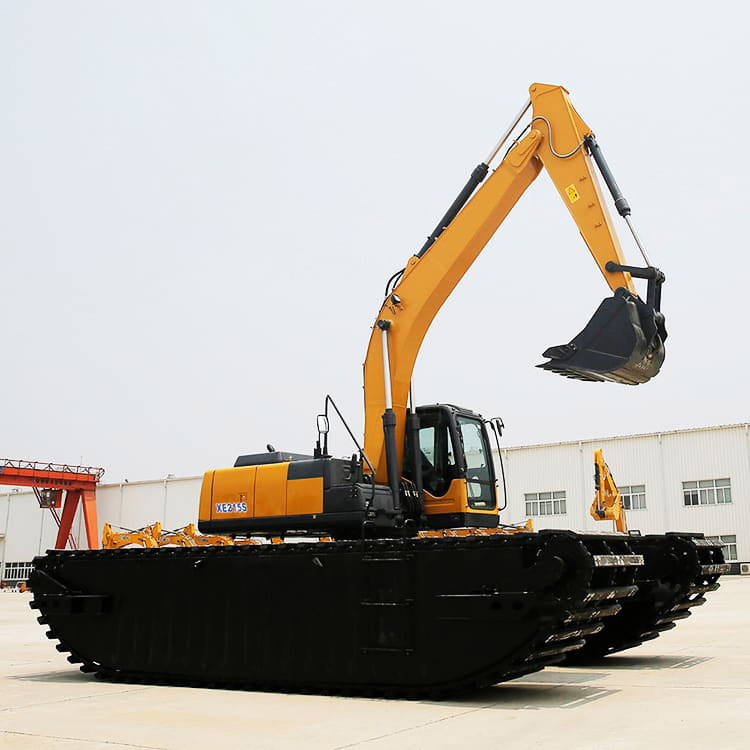 Chinese 2023 New Amphibious Excavator 35ton XE215SLL Boat Crawler Excavator for sale