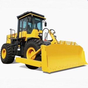 SHANTUI brand new 178kw/240hp tire wheeled bulldozer SDW24 with blade capacity 3.5cbm