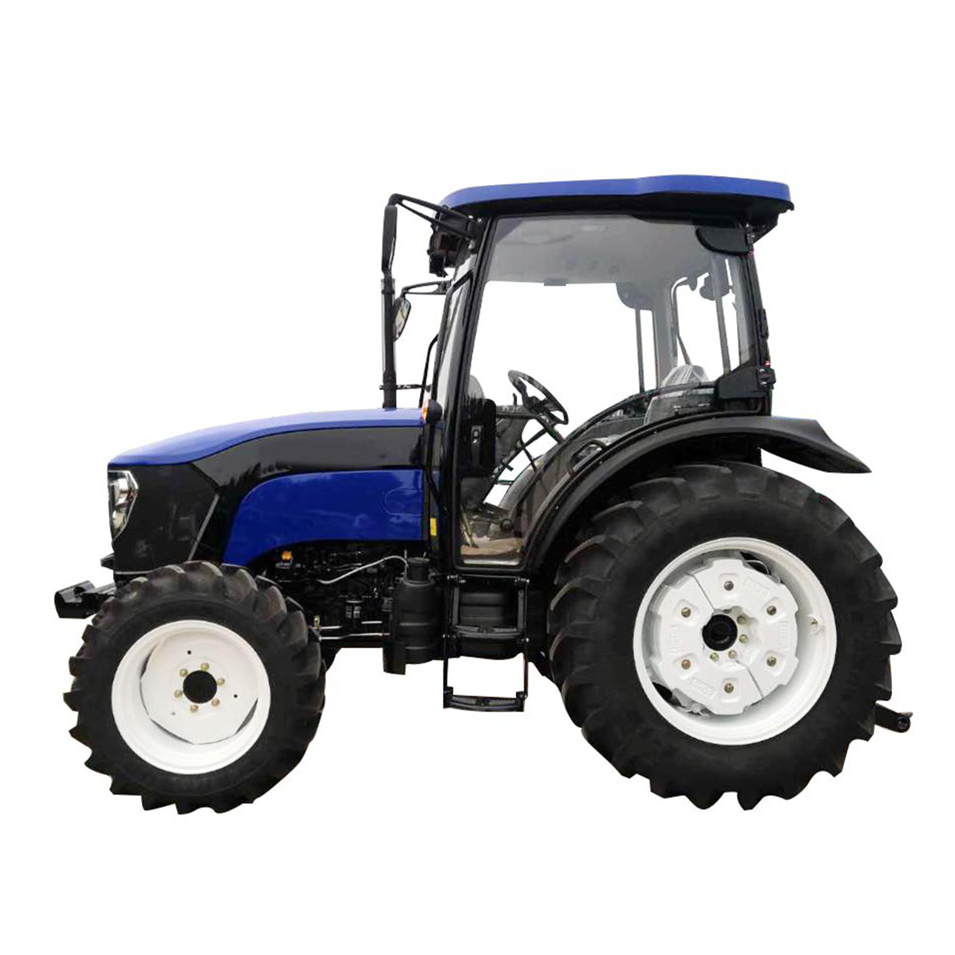 Chinese famous tractor brand 75HP EPA tractor with front loader/pallet fork/function four-in-one bucket