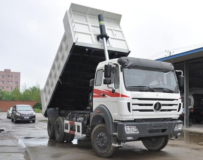 Popular factory direct sale Beiben 375HP 6x4 dump truck tipper with chassis ND3250