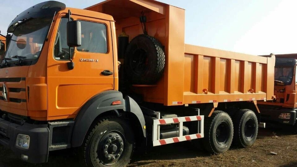 Popular factory direct sale Beiben 375HP 6x4 dump truck tipper with chassis ND3250