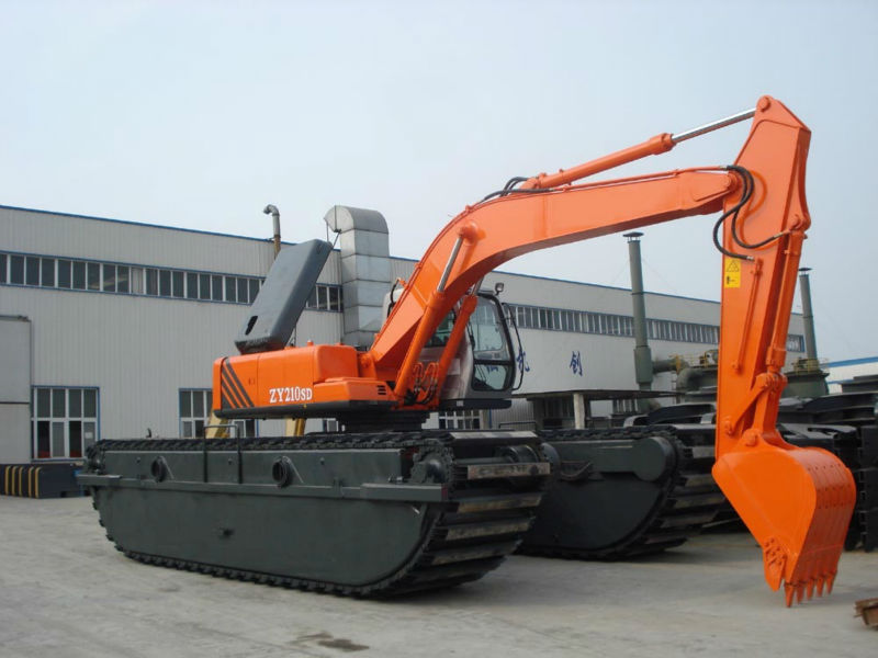 HEKING 26 ton amphibious excavator swamp excavator marsh buggy HK260SD