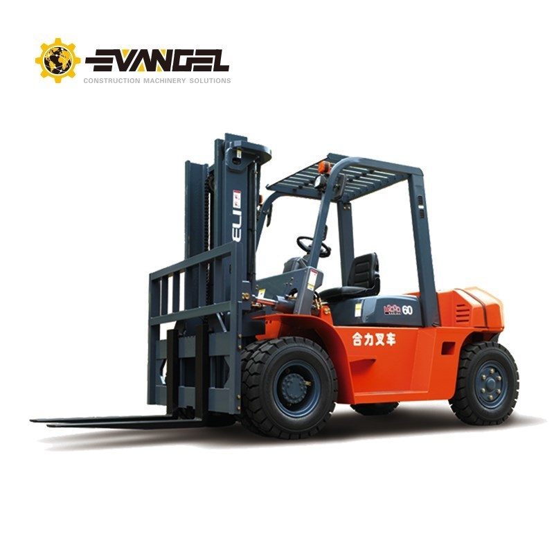 High Quality HELI brand dual fuel Gasoline/LPG 6t Forklift CPQYD60