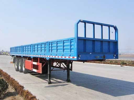 China Semi-trailers 2 3 4 Axles 20-40Ft 3 Axles 20ft 40ft Container Transportation 60-100Tons Flat Bed Flatbed Truck