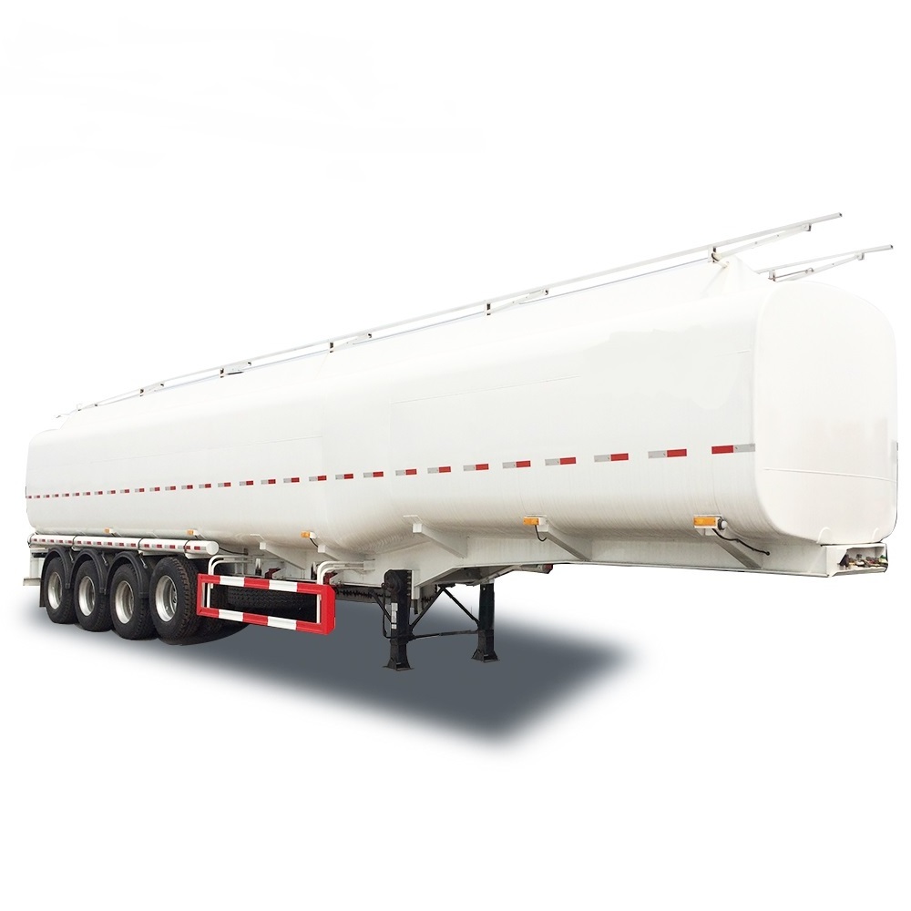 Dongfeng 3/4 axles 10~35 ton load capacity Aluminum Oil Tanker/Fuel Tank Semi Truck Trailer price