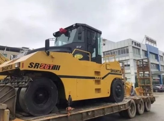 SHANTUI 26ton PNEUMATIC TYRE ROAD ROLLER SR26T for asphalt compacting work