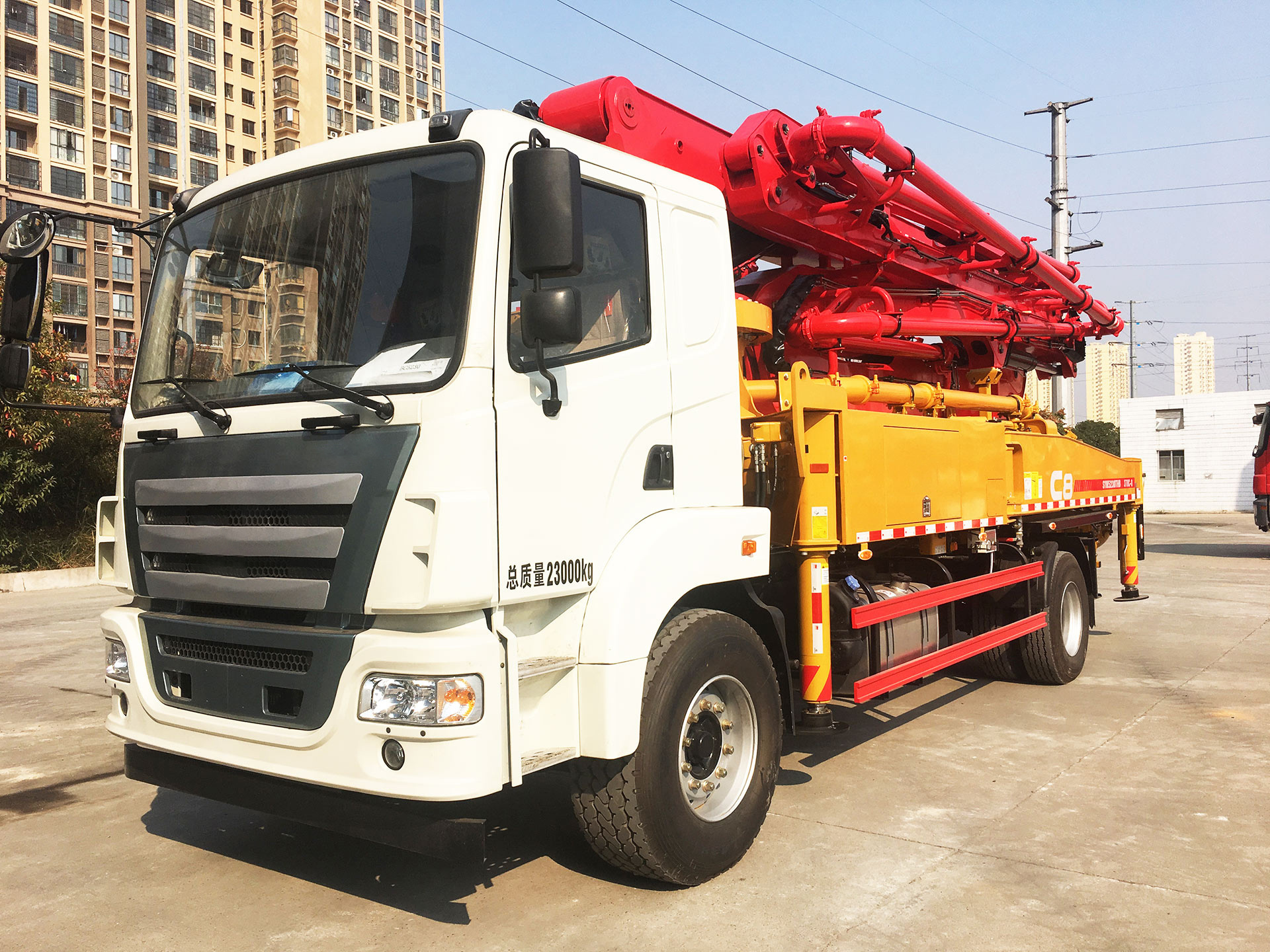 37m 48m 49m 53m 56m 62m Truck Mounted Concrete Pump Cheap Price Concrete Pumping Machinery