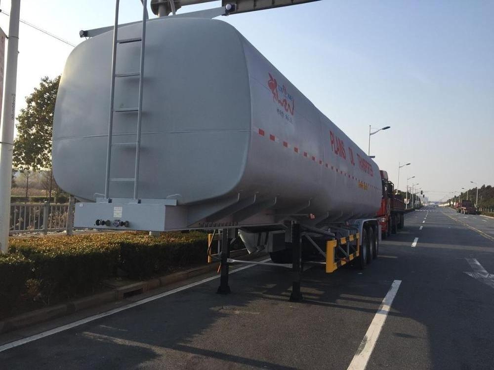 Dongfeng 3/4 axles 10~35 ton load capacity Aluminum Oil Tanker/Fuel Tank Semi Truck Trailer price