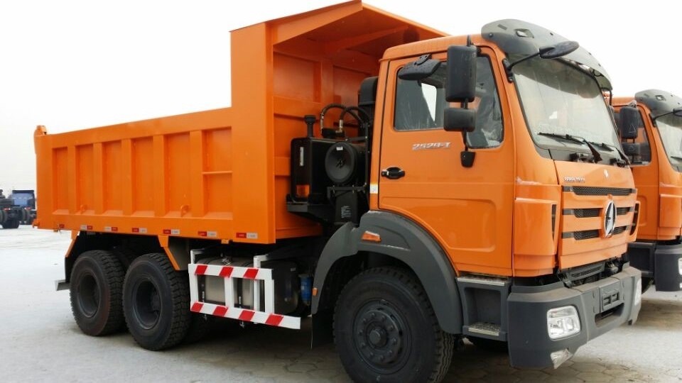 Popular factory direct sale Beiben 375HP 6x4 dump truck tipper with chassis ND3250