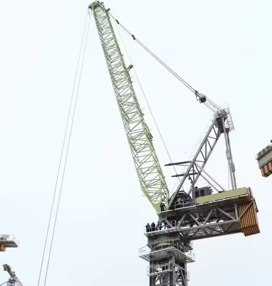 ZOOM-LION New Model Hot Sale Product 12t Luffing-Jib Tower Crane Zoomlion Tower Crane L200-12RB