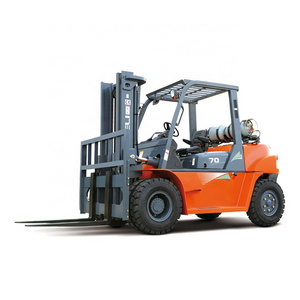 HELI 7 ton LP gas forklift truck CPYD70 with integrated sideshifter