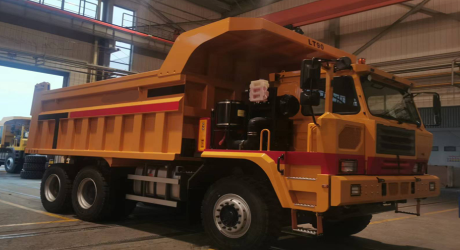 90ton heavy-duty 6x4 mining truck 60ton payload LT90 off road wide body dump truck for sale