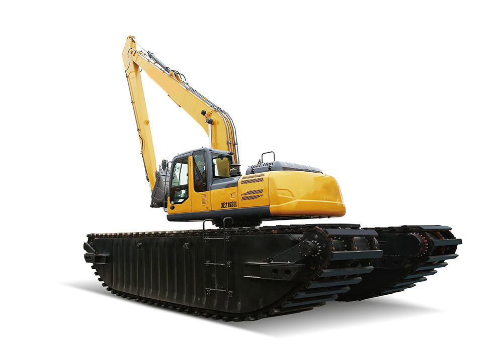 Chinese 2023 New Amphibious Excavator 35ton XE215SLL Boat Crawler Excavator for sale