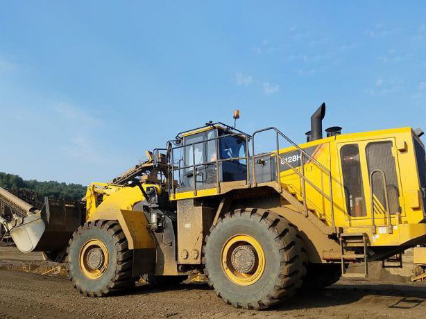 Chinese Heavy Duty 12 ton Wheel Loader CLG8128H with Snow Blower