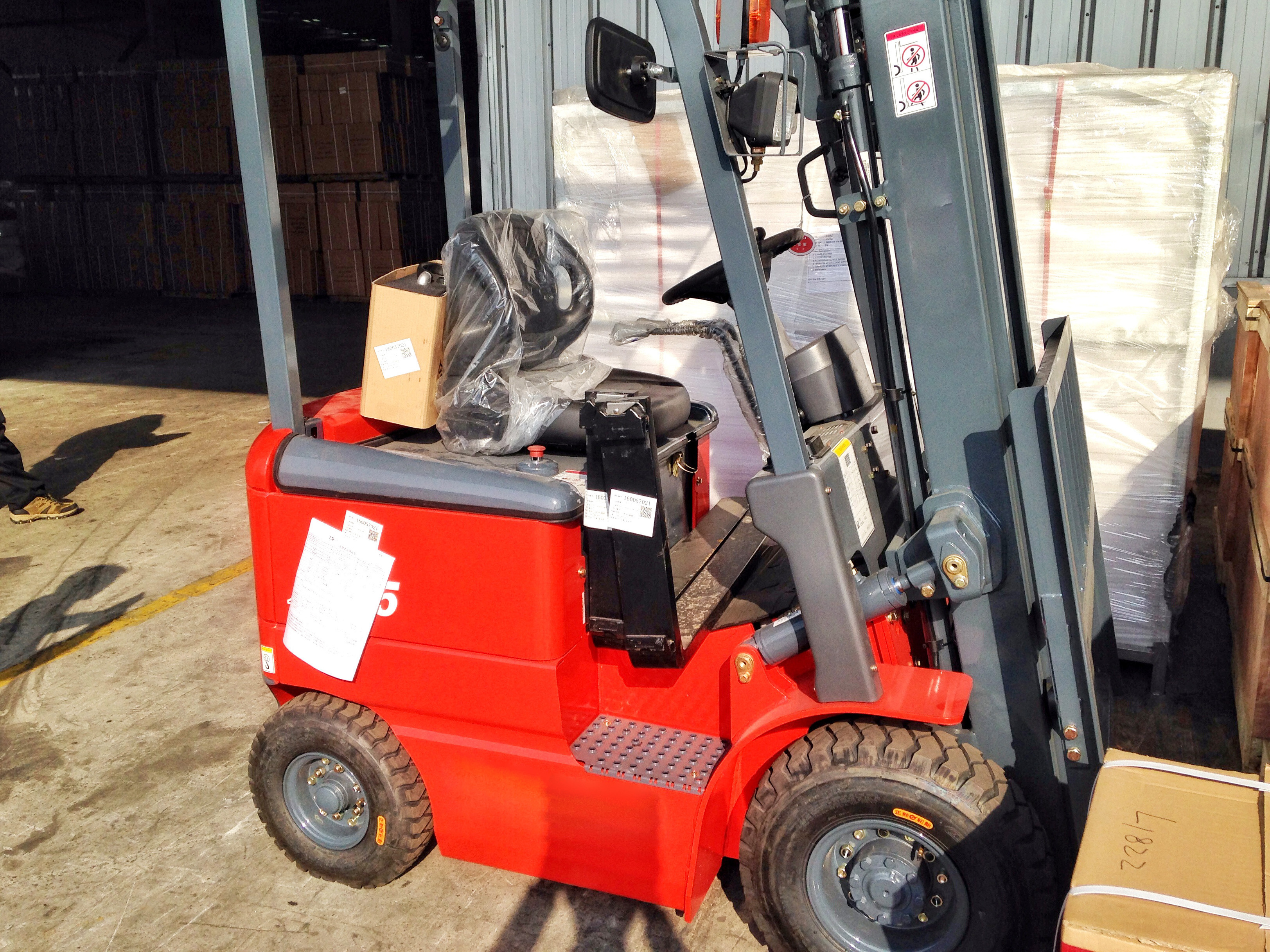 1.5 ton mini Grua Horquilla Container Fork Lift Big Diesel Forklift With Dual Tires CPCD15