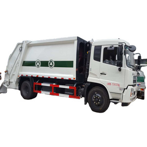 Dongfeng shac man howo 14 cubic meters 4x2 dump garbage compactor truck waste bin truck